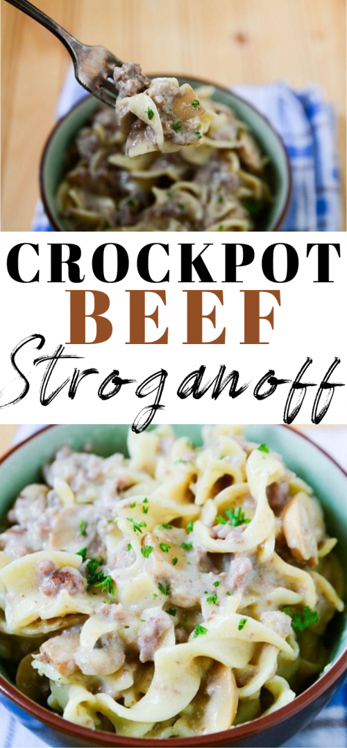 Slow Cooker Beef Stroganoff Recipe Crockpot Dinner