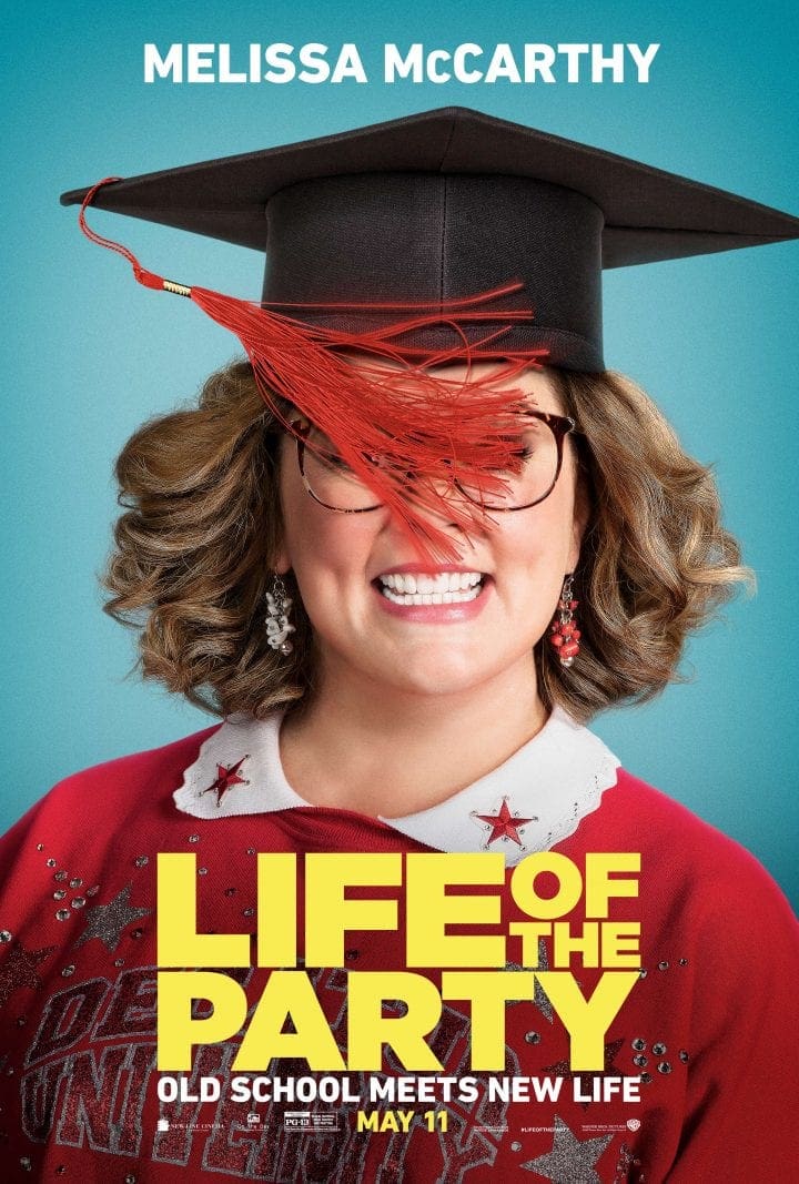 LIFE OF THE PARTY movie set visit with Melissa McCarthy