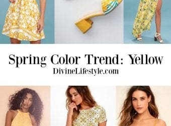 Yellow- Shop this Spring Color Trend