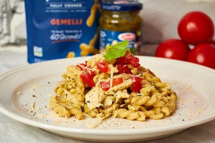 Creamy Pesto Chicken Pasta