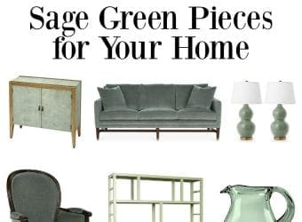 Color Trend: Sage Green Pieces for Your Home