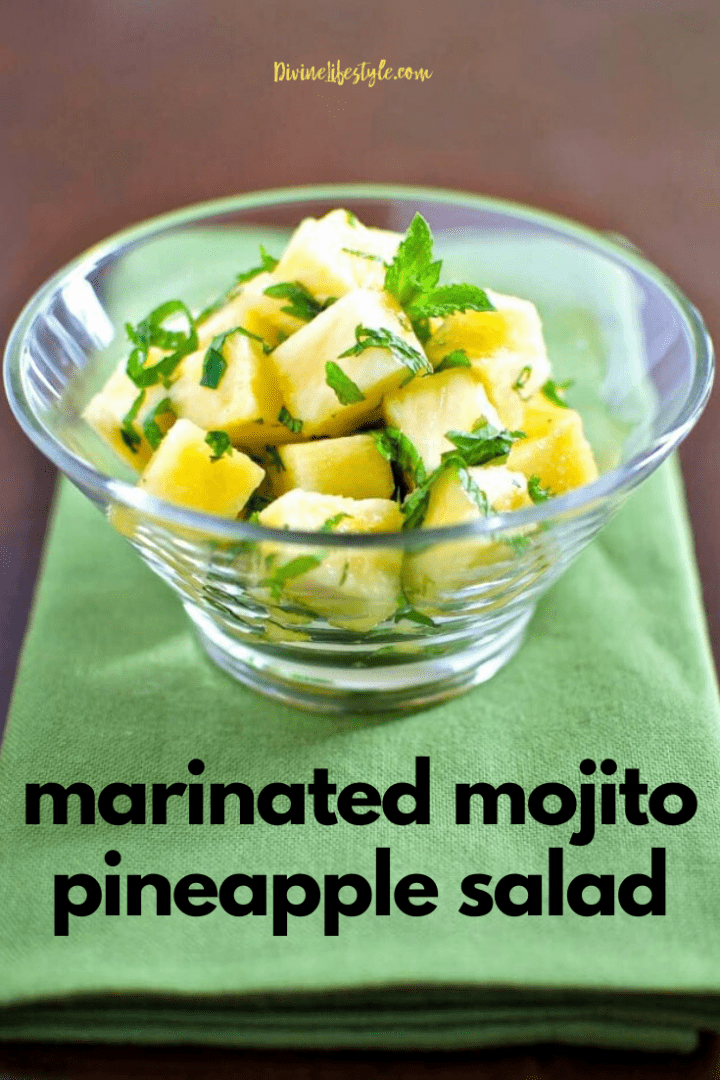 Marinated Mojito Pineapple Salad Recipe