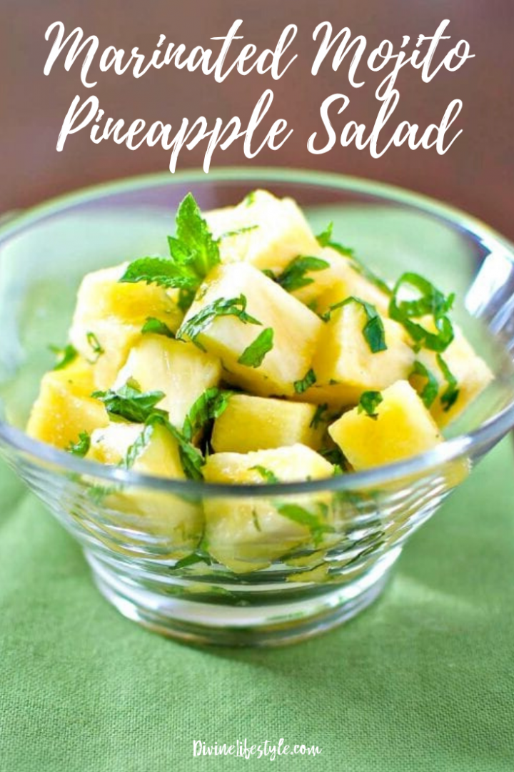 Marinated Mojito Pineapple Salad Recipe