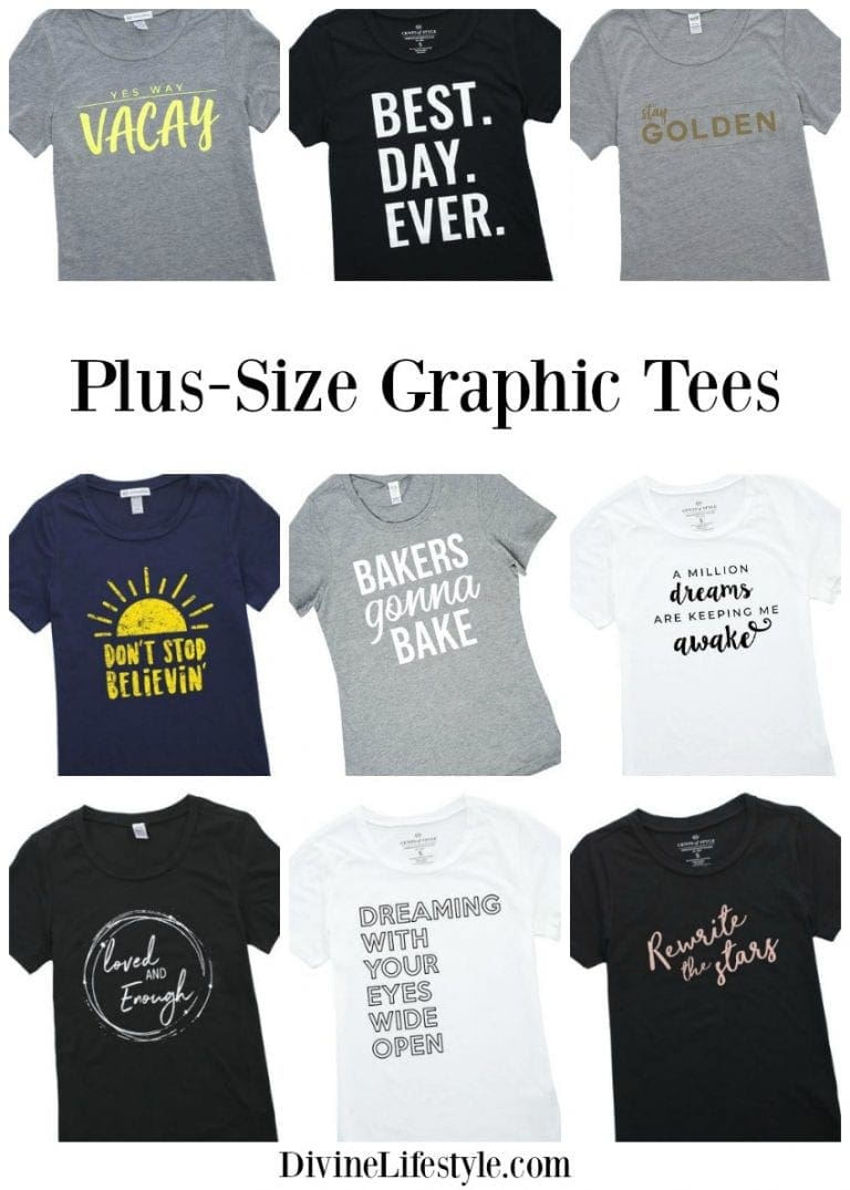 PlusSize Graphic Tees Women Clothing Tshirts Style