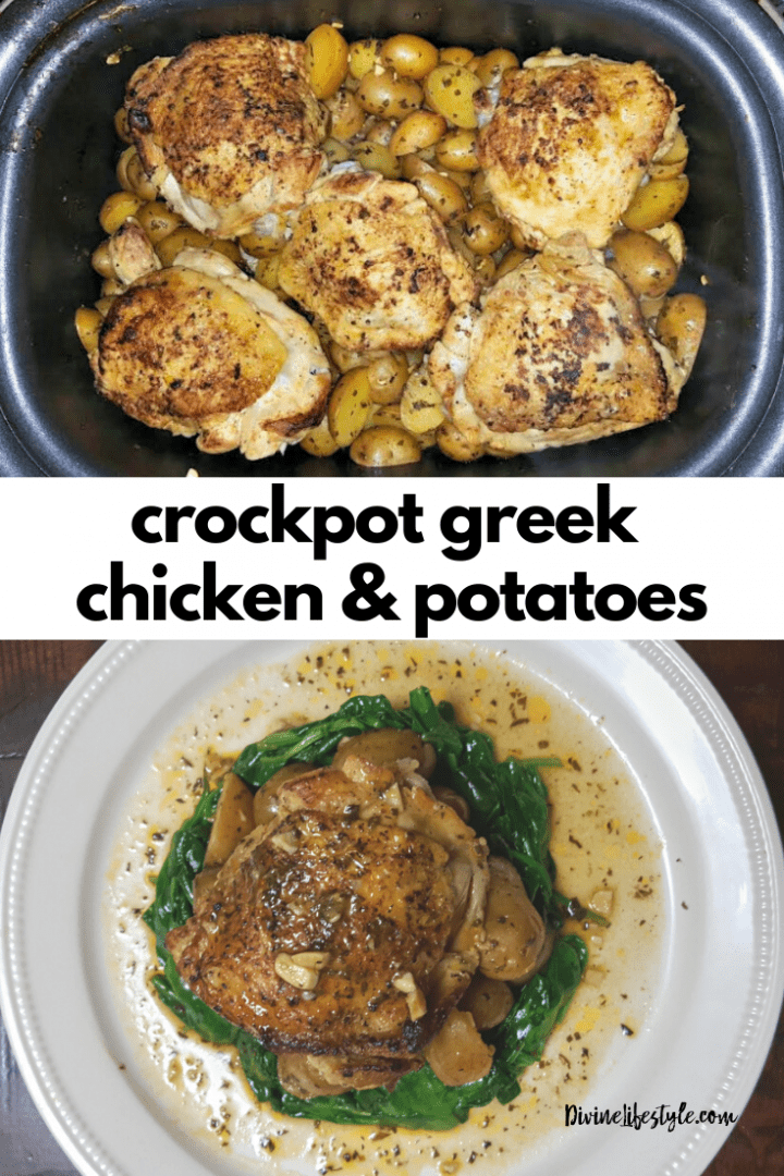Slow Cooker Greek Chicken and Potatoes Recipe