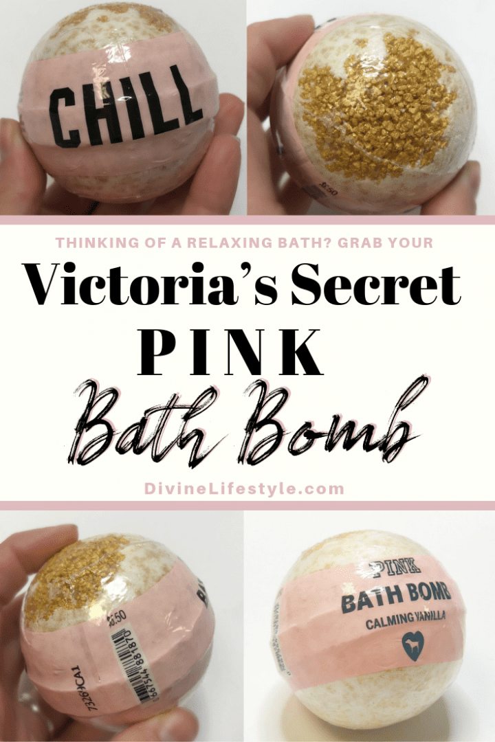 Victoria's Secret PINK Bath Bomb Review Bathtub