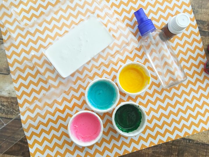 Easy DIY Tie-Dye Soap Painted Craft Beauty Cleaning