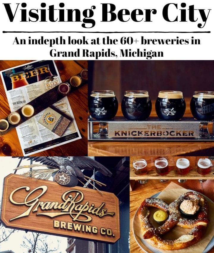 Visiting Beer City in Grand Rapids Michigan is a delight for any beer lover. Explore over 60 breweries in the area!