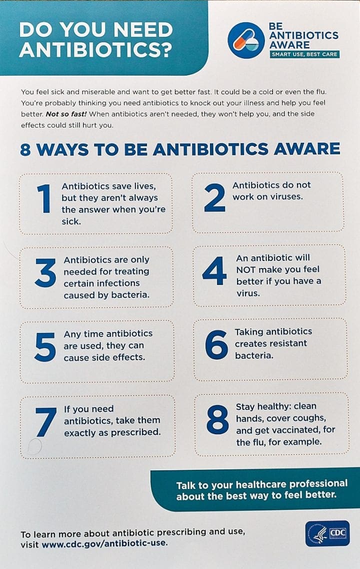 Becoming Antibiotics Aware #BeAntibioticsAware 3
