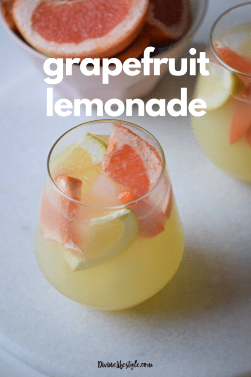 Grapefruit Lemonade Recipe Fresh Fruit Cocktail Drink