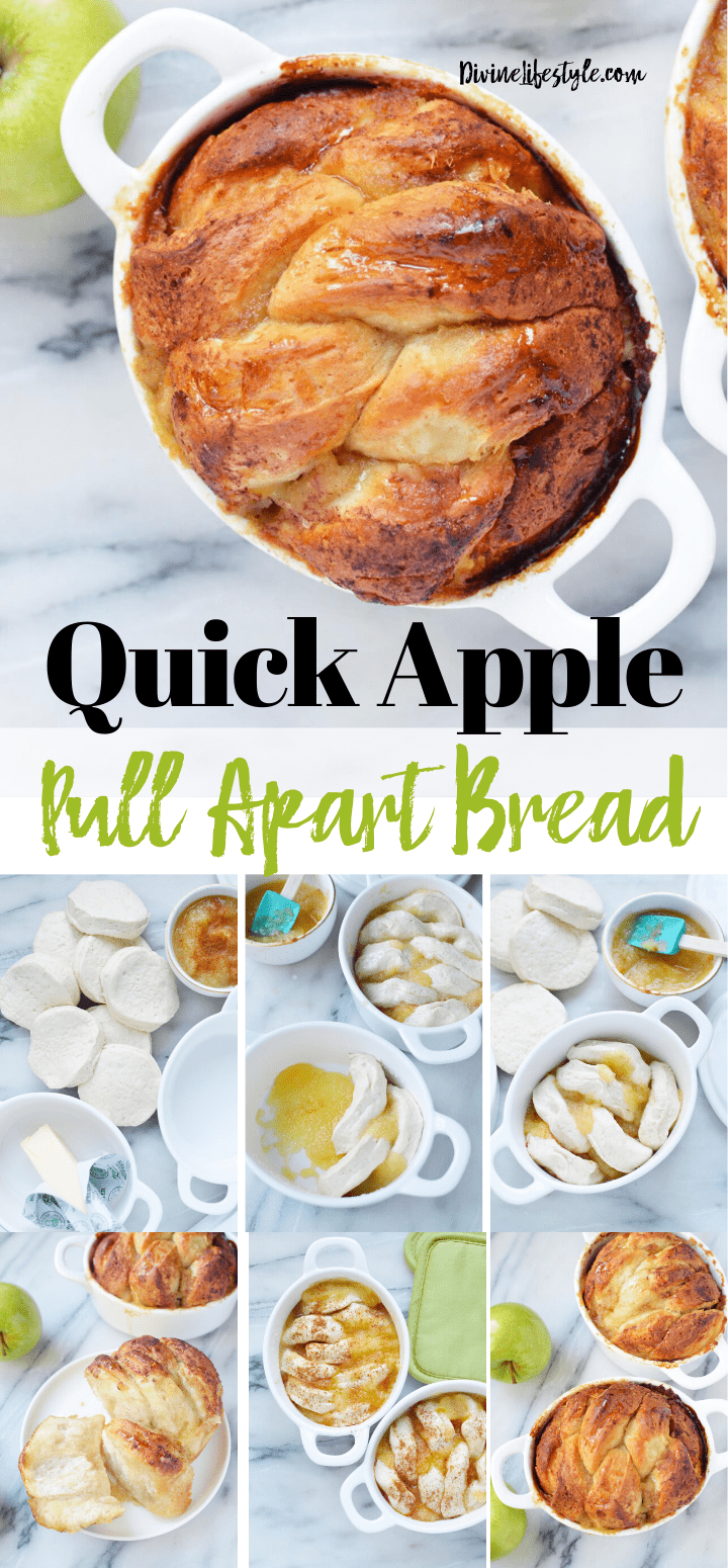 Quick Apple Pull Apart Bread with Biscuits