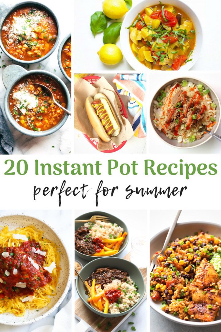 20 Instant Pot Summer Recipes Crockpot Slow Cooker