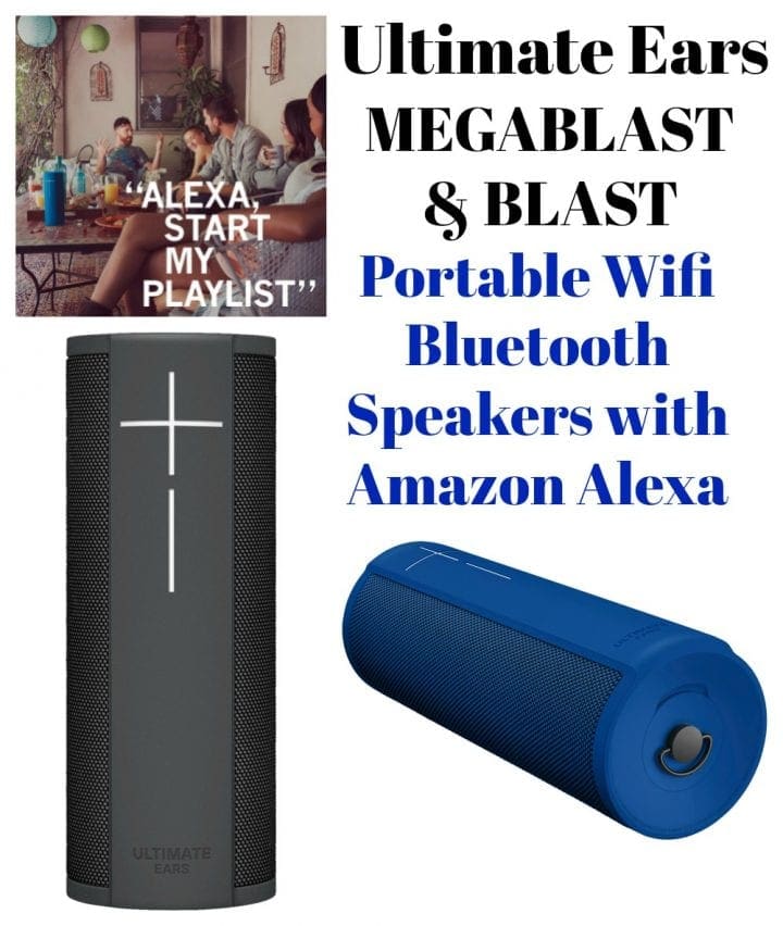 Ultimate Ears Portable Wifi Speakers with Amazon Alexa