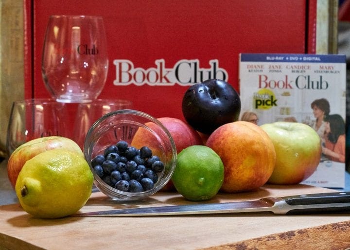 Girls Night In: Fruity White Sangria Recipe plus Book Club the Movie #BookClub