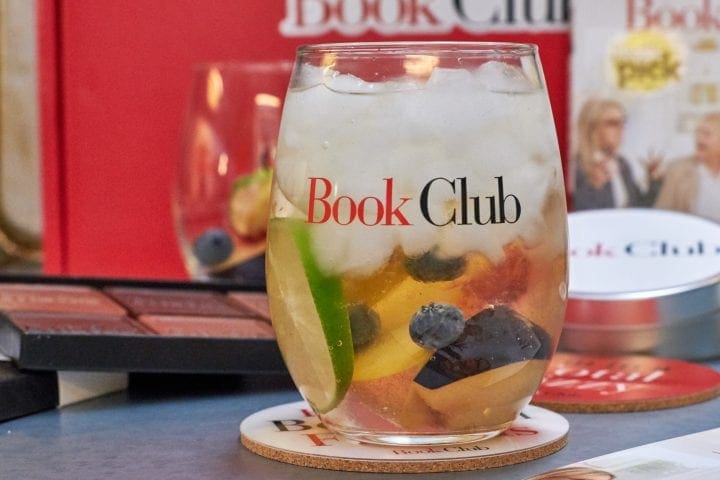 Girls Night In: Fruity White Sangria Recipe plus Book Club the Movie #BookClub