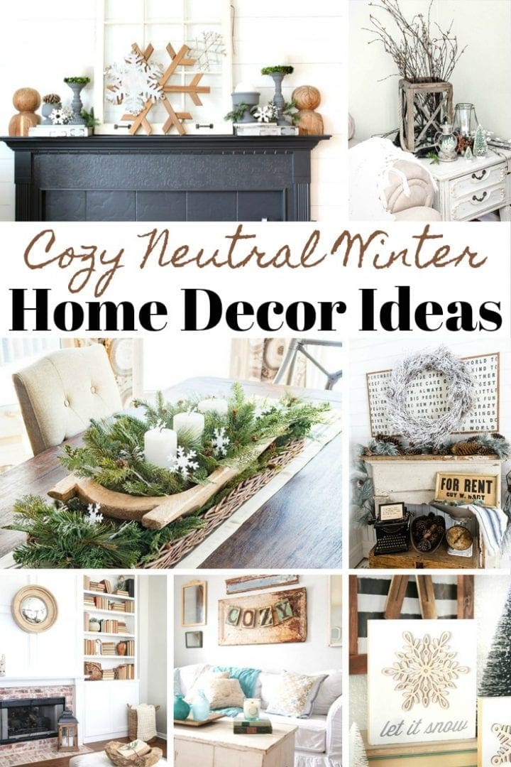 Cozy Neutral Winter Home Decor Ideas