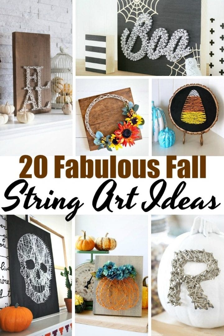 20 DIY Fabulous Fall String Art Ideas