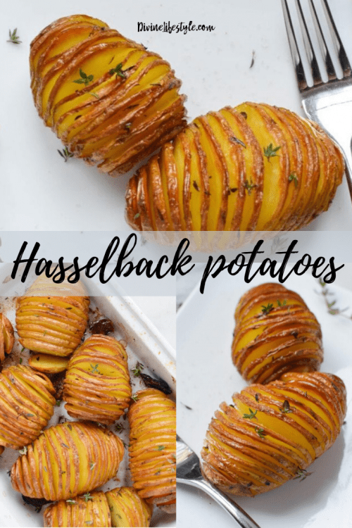 Hasselback potatoes recipe Potato recipe side dishes