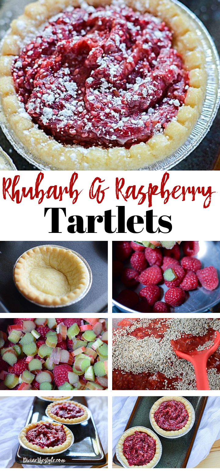 Rhubarb and Raspberry Tartlets