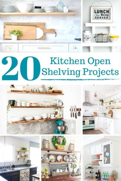 20 DIY Kitchen Open Shelving Projects Home Design