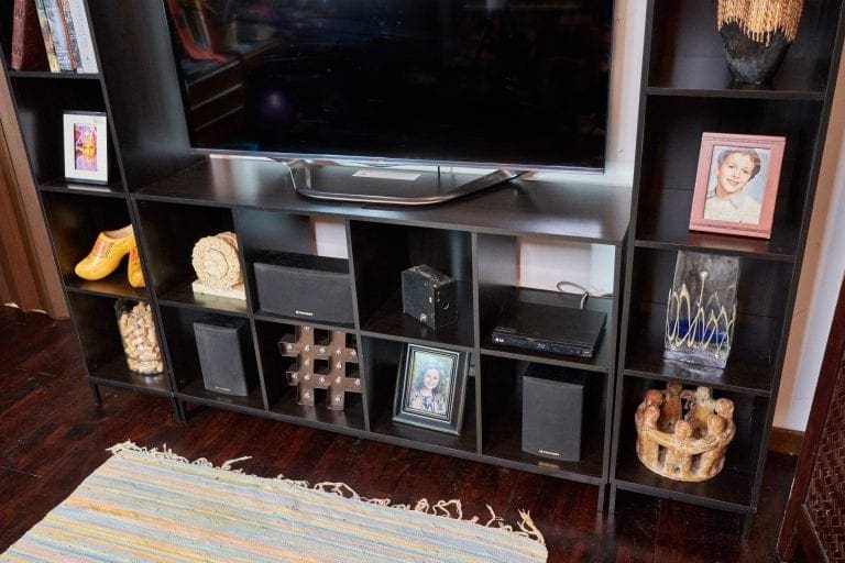 Walmart Mainstays Cube Storage Home Entertainment Center