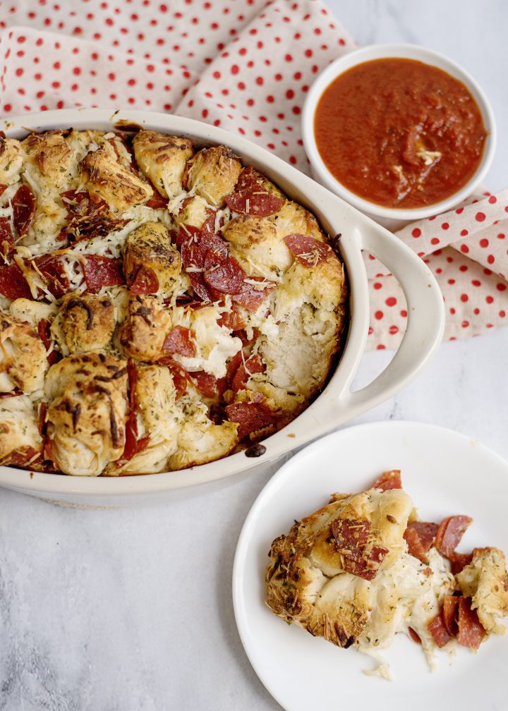 Pepperoni and Mozzarella Pull Apart Bread Recipe