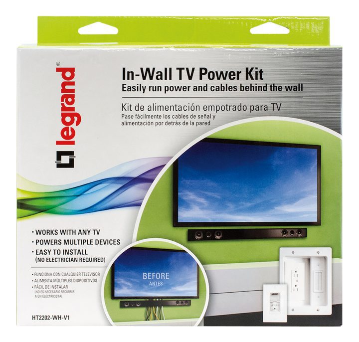 Legrand InWall TV Power Kit Best Buy Technology