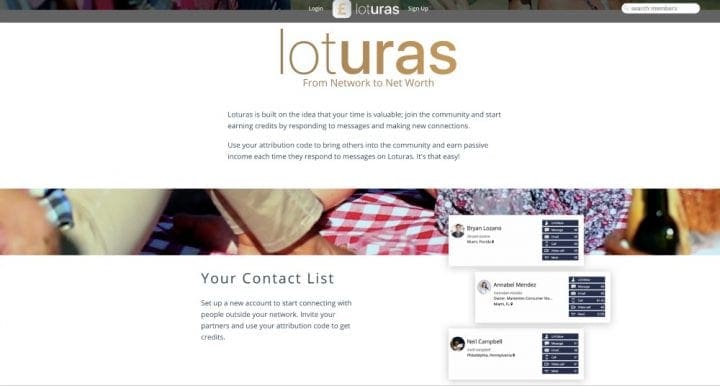 Monetize your communication with the new social network Loturas