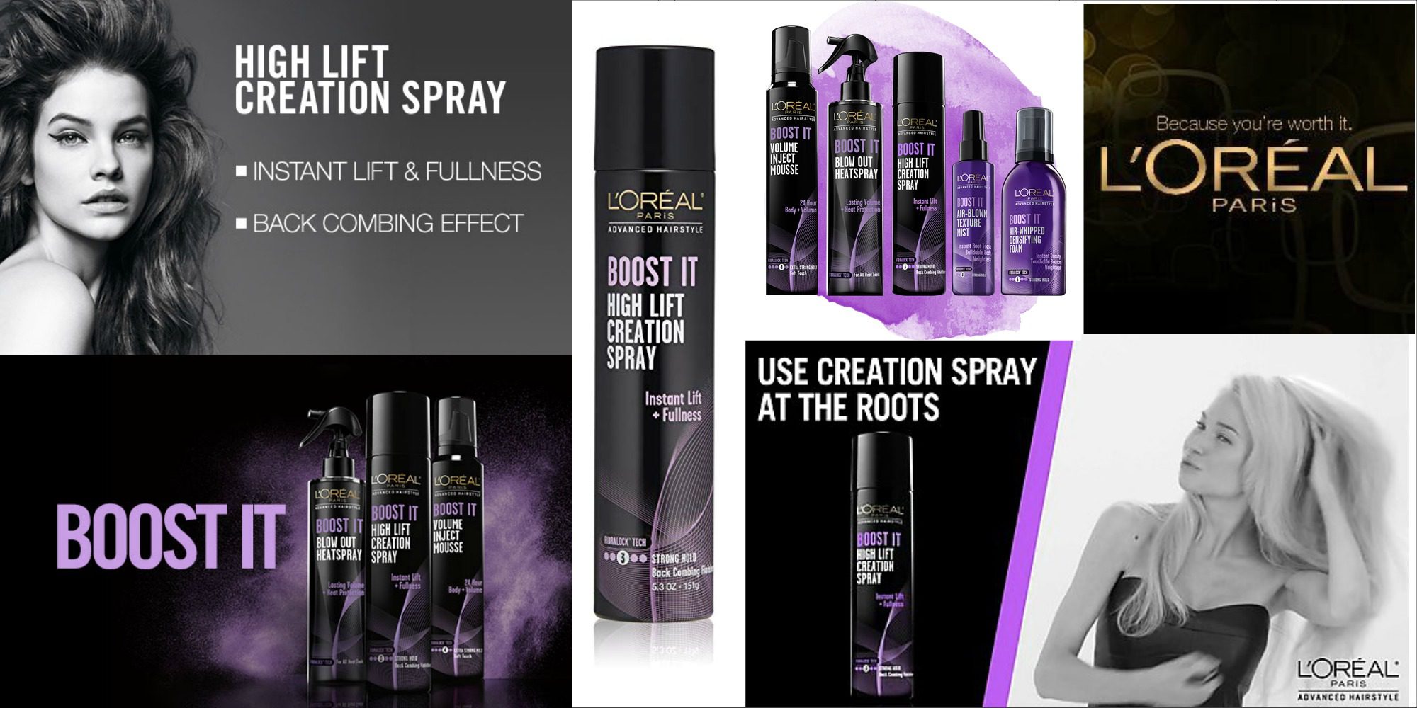 loreal hair spray