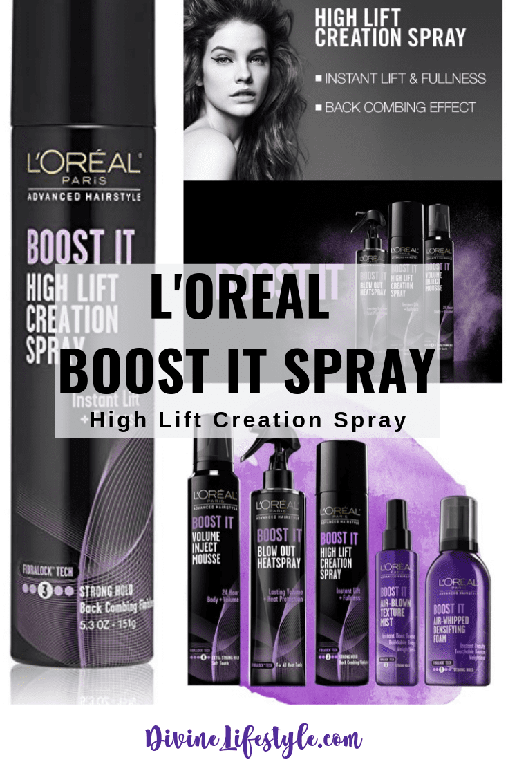 LOreal Boost It Hair Spray Advanced High Lift Creation Spray