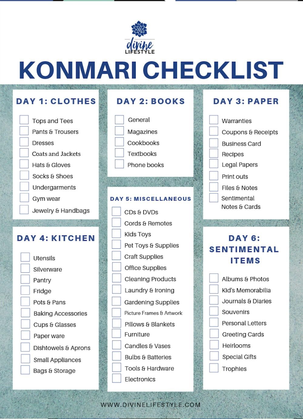 6 Basic Rules Of Tidying Up From The Konmari Method By Marie Kondo