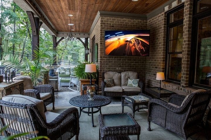 Stylish Outdoor Entertaining with SunBrite Veranda Series 4K UHD HDR TV