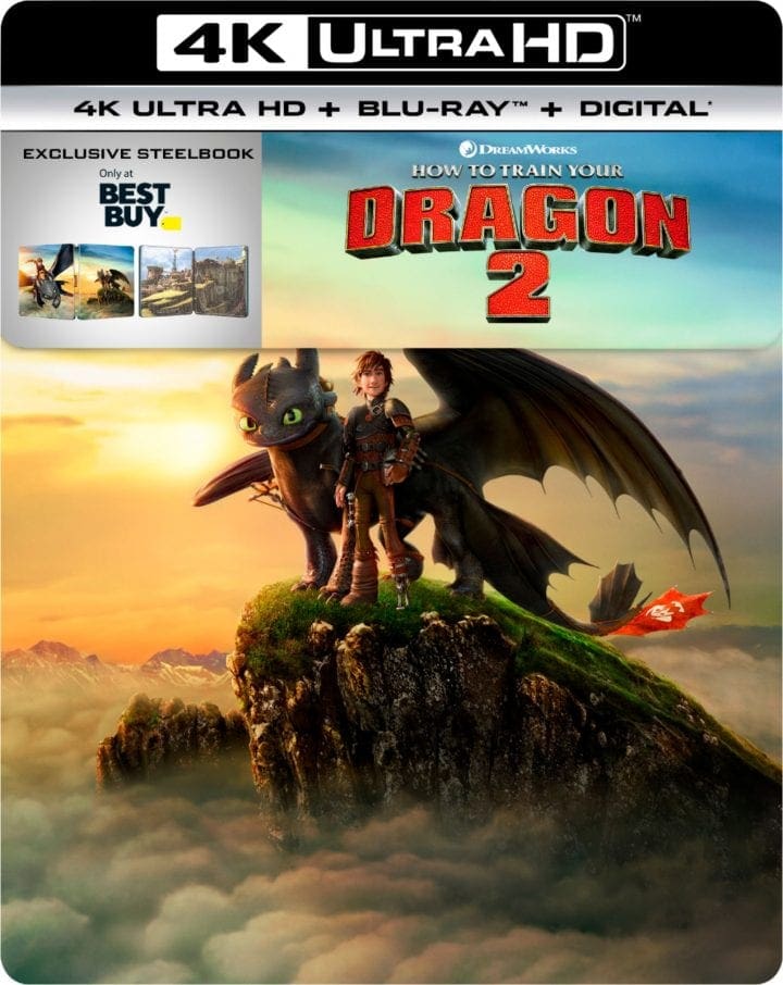 How to Train Your Dragon The Hidden World 4K Blu-Ray Collectible Steelbook