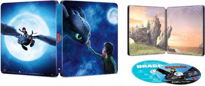 How to Train Your Dragon The Hidden World 4K Blu-Ray Collectible Steelbook