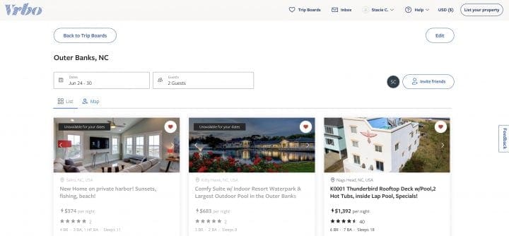 Go Vrbo to the Outer Banks in North Carolina - Check out our Trip Board! #Vrbo