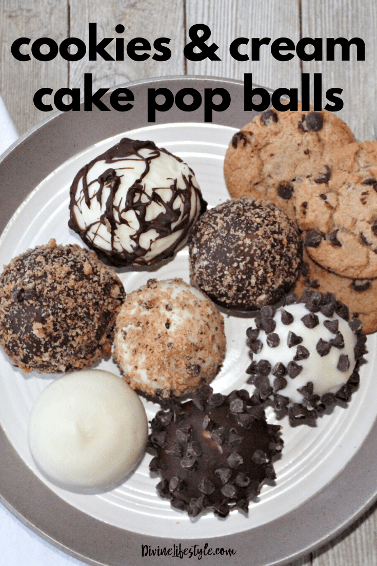 Cookies and Cream Cake Pop Balls Dessert Recipe Divine Lifestyle