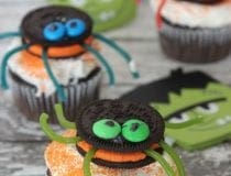 Spider Cupcakes with OREO Cookies