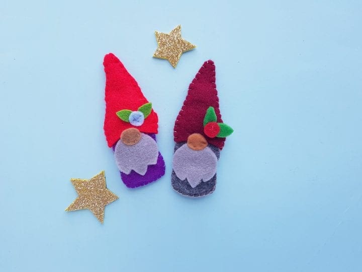 DIY Felt Christmas Gnomes