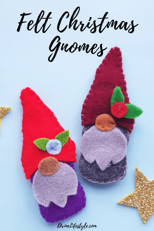 DIY Felt Christmas Gnomes Holiday Craft Divine Lifestyle