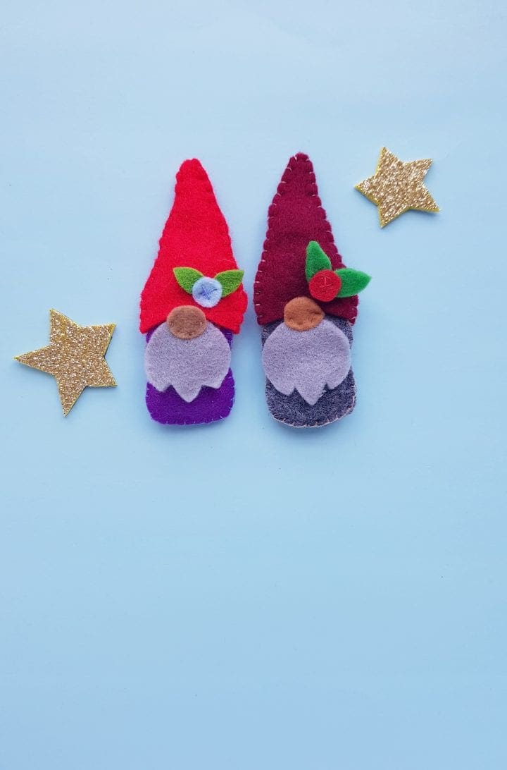 DIY Felt Christmas Gnomes