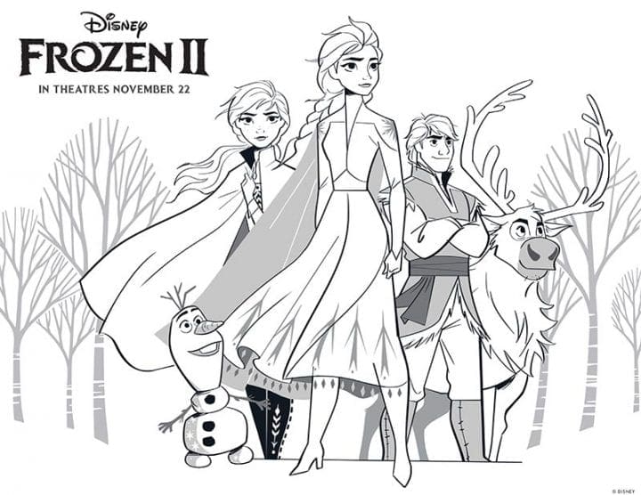 FROZEN II Printables Recipes Activity Sheets and Games #DisneyFrozen