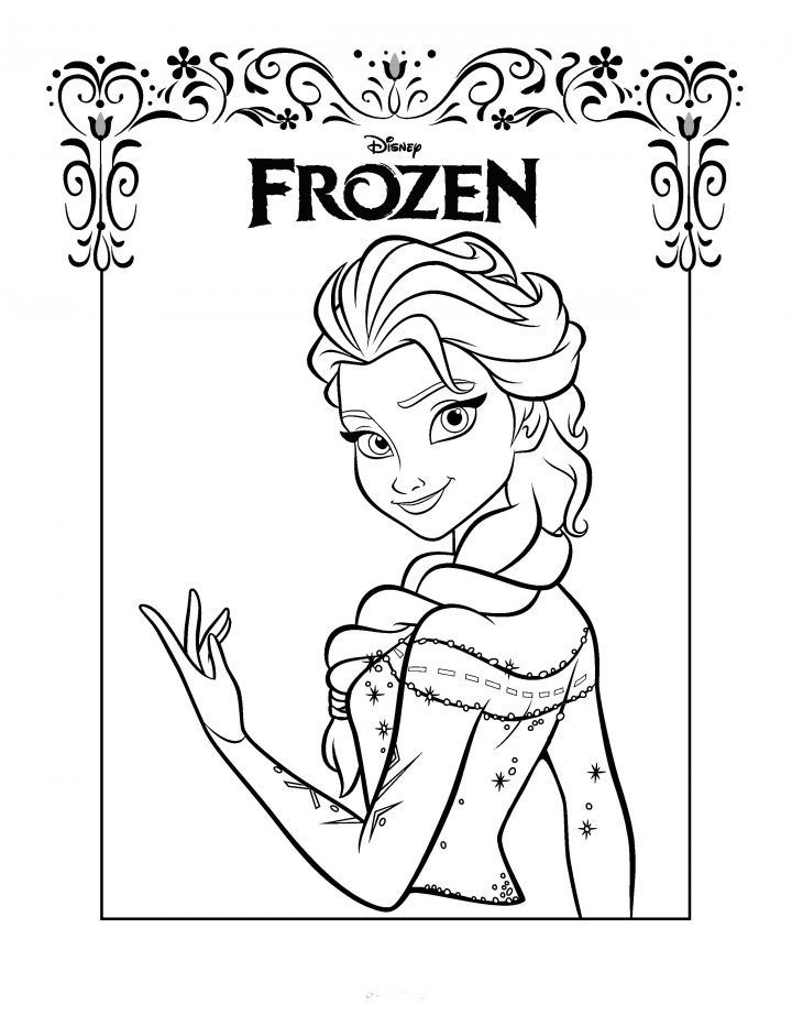 Disney's Frozen Coloring Pages And Printables For Kids!