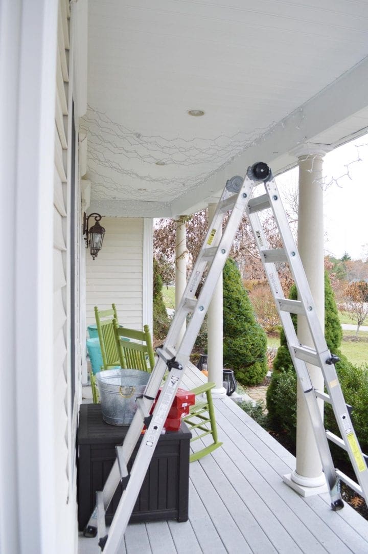 Gorgeous Twinking Holiday Porch Lights Tutorial