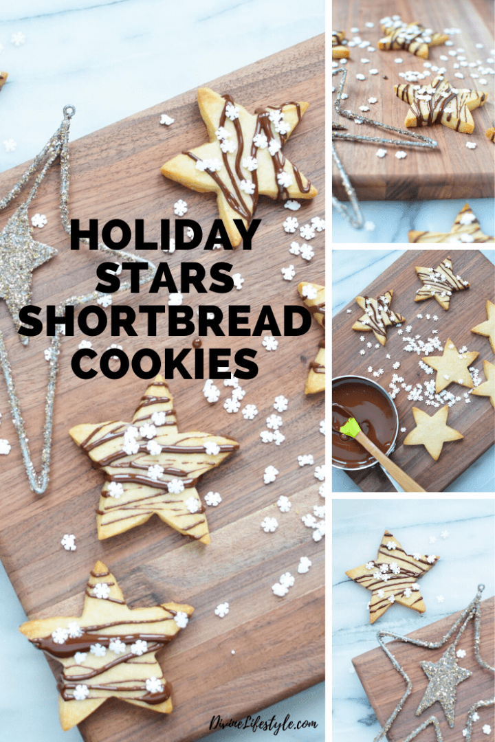 Holiday Stars Shortbread Cookies