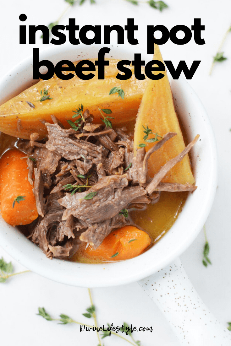 Paleo Instant Pot Beef Stew Root Vegetables Soup Divine Lifestyle