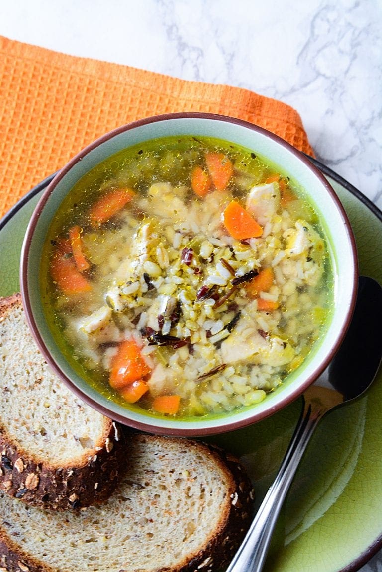 Instant Pot Chicken and Wild Rice Soup Divine Lifestyle