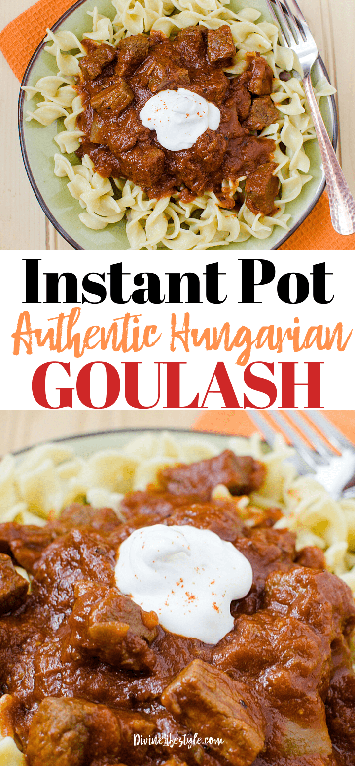 Easy Instant Pot Goulash Hungarian