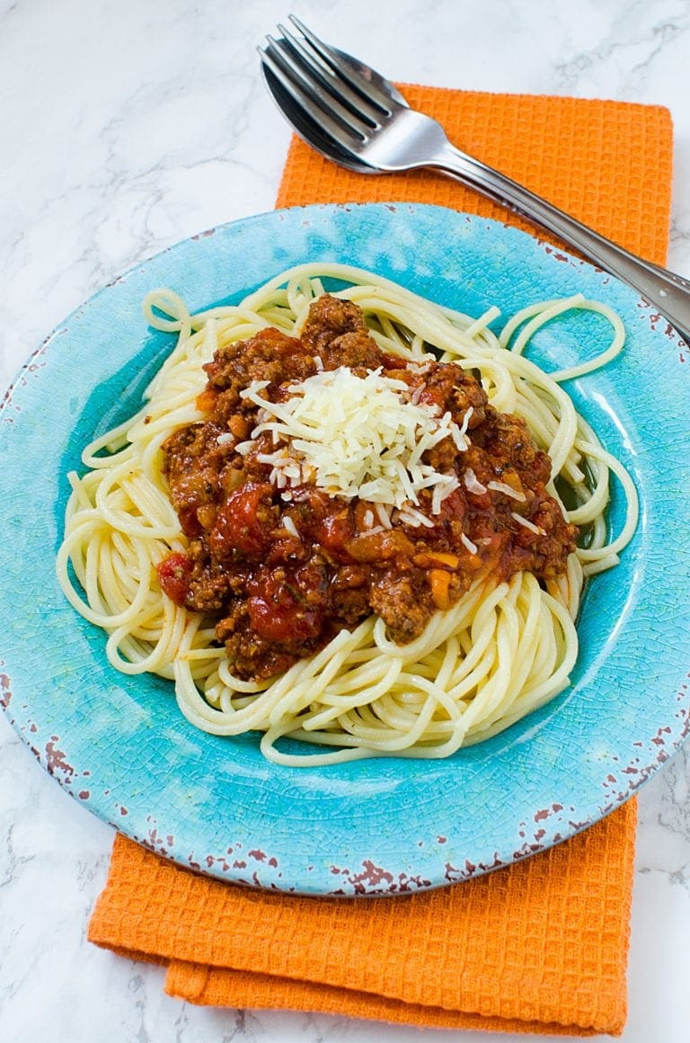 Instant Pot Spaghetti Meat Sauce Pasta Divine Lifestyle