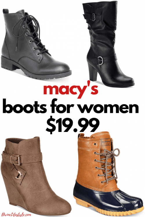 macy's black friday sale on womens boots