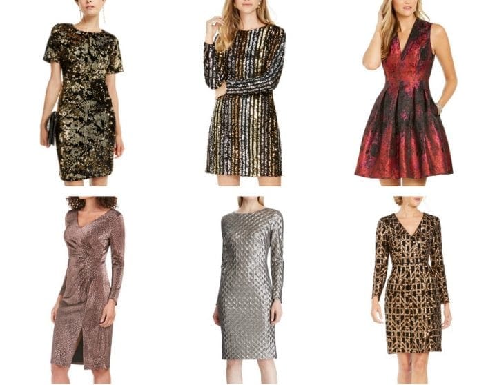 Designer Holiday and New Year's Eve Dresses ON SALE now at Macy's #DesignerMacys